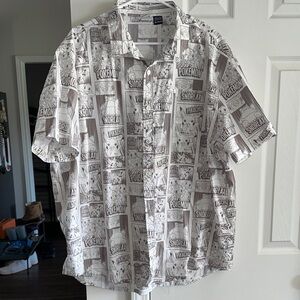 Pokemon Graphic Men's Shirt - Black and White